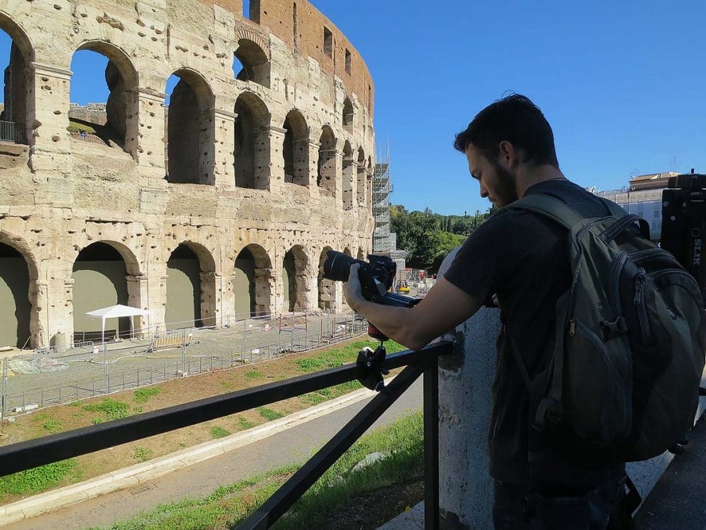 Scott Allen Wilson in Rome Colosseum