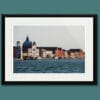 Framed photo of colorful buildings in Venice, Italy taken by Photographer Scott Allen WIlson