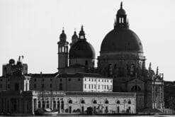 Black and white photo of Santa Maria Della Salute in Venice, Italy by Photographer Scott Allen Wilson