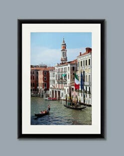 A photo of gondolas on the Grand Canal in Venice, Italy by Photographer Scott Allen Wilson