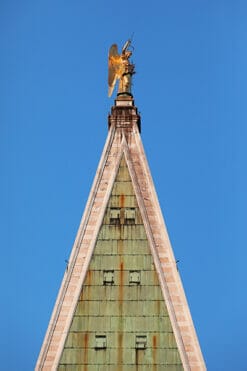 A photo of the top of the bell tower in Venice, Italy by Photographer Scott Allen Wilson
