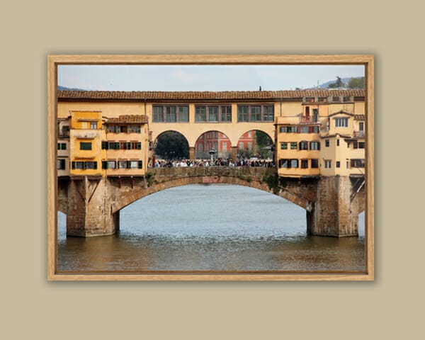 Beautiful photo of the Ponte Vecchio in Florence, Italy taken by Photographer Scott Allen Wilson
