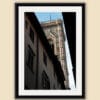Ebony wood framed print of a secret view of Florence, Italy. Created by Photographer Scott Allen Wilson.