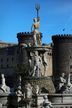Artistic photo of Fountain of Neptune taken in Naples Italy by Photographer Scott Allen Wilson