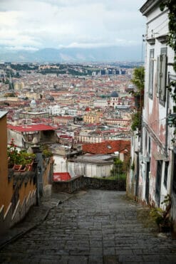 Landscape view taken from La Pedamentina in Naples Italy by Photographer Scott Allen Wilson