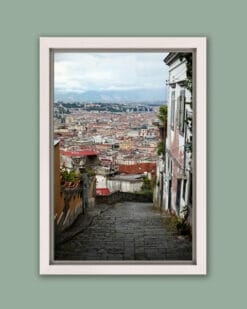 Framed color print taken from La Pedamentina in Naples Italy by Photographer Scott Allen Wilson