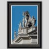 Framed photography of St. Peter’s Basilica taken in Rome, Italy by Photographer Scott Allen Wilson.