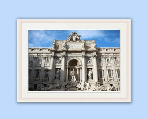 Classic landscape color print of Trevi Fountain taken by Photographer Scott Allen Wilson in Rome, Italy.