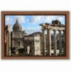 Framed color print taken by Photographer Scott Allen Wilson in Rome, Italy, of the Roman Forum