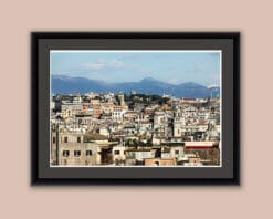 Landscape framed photo of Rome, Italy with mountains in the background, taken by Photographer Scott Allen Wilson
