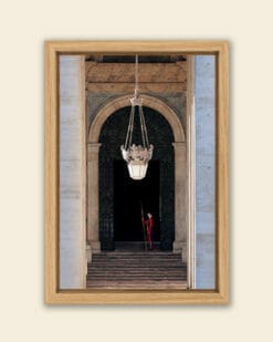 Framed color print of a guard in St. Peter’s Basilica taken in Rome, Italy by Photographer Scott Allen Wilson