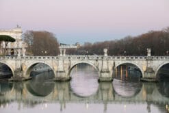 Artistic photograph of Ponte Sant'Angelo taken in Rome, Italy by Photographer Scott Allen Wilson.