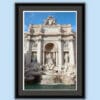 Classic portrait color print of Trevi Fountain taken by Photographer Scott Allen Wilson in Rome, Italy.