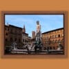 Wooden framed print of the Statue of Neptune in Piazza Della Signoria taken by Photographer Scott Allen Wilson in Florence, Italy.