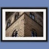 Framed print of the corner of the Palazzo Medici Riccardi taken in Florence, Italy by Photographer Scott Allen Wilson