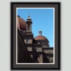 Color framed print of the Church of San Lorenzo with a clear sky, taken by Photographer Scott Allen Wilson in Florence, Italy.