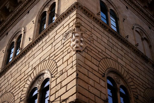 Corner of the Palazzo Medici Riccardi taken in Florence, Italy by Photographer Scott Allen Wilson