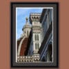 Framed print of iconic Floretine architecture taken by Photographer and Digital Artist, Scott Allen Wilson in Italy.