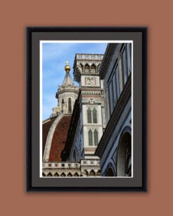 Framed print of iconic Floretine architecture taken by Photographer and Digital Artist, Scott Allen Wilson in Italy.