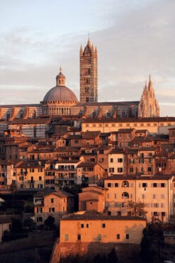 Sunset overview of the Cathedral of Siena, Italy by Photographer Scott Allen Wilson