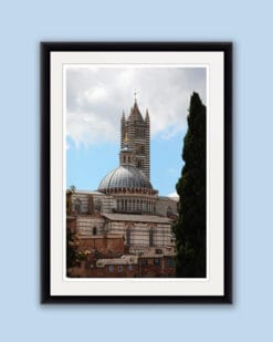 Framed photo of the Duomo di Siena, Italy with amazing patterns and details taken by Photographer Scott Allen Wilson.