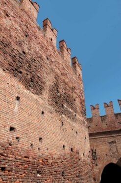 Photographer Scott Allen Wilson captures a detailed shot of the walls of Castelvecchio located in Verona, Italy.