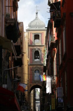 Amazing photo of San Gregorio Armeno street taken by Photographer Scott Allen Wilson in Naples, Italy.
