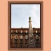 Framed photo of the Obelisco di San Domenico inside the Piazza San Domenico Maggiore in Naples, Italy taken by Photographer Scott Allen Wilson
