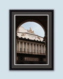 Elegant framed print of Real Teatro di San Carlo located in Naples, Italy taken by Photographer Scott Allen Wilson