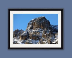 Framed print of the rocky mountain range of the Dolomites, Italy taken by Photographer Scott Allen Wilson