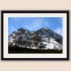 Stunning landscape framed print of a snow-capped mountain in the Dolomites, Italy taken by Photographer Scott Allen Wilson.