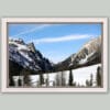 Amazing landscape framed photo of the dolomites covered in snow taken by Photographer Scott Allen Wilson.