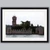 Classic framed print of the medieval architecture of Castello Scagliero di Lazise, Italy taken by Photographer Scott Allen Wilson.