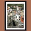 Black framed artistic print of Rio Maggiore, Cinque Terre, Italy. By Photographer Scott Allen Wilson.