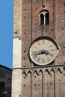 Print of a detail of the clock tower of Palazzo del Governatore. Captured by Scott Allen Wilson