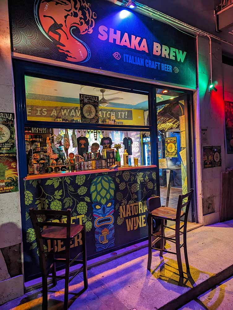The artisanal brewery "Shaka Brew" in Pescara, Italy