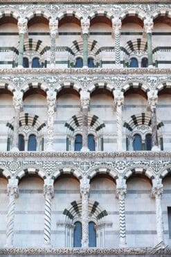 San Francesco Church's façade in the city of Lucca, Italy. By Photographer Scott Allen Wilson.