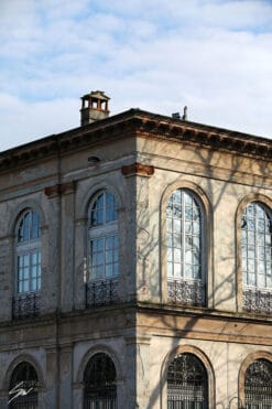 Shadows playing on a building in the city of Lucca, Italy. By Photographer Scott Allen Wilson.