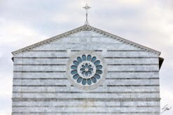 The façade of San Francesco Church in Lucca, Italy. By Photographer Scott Allen Wilson.