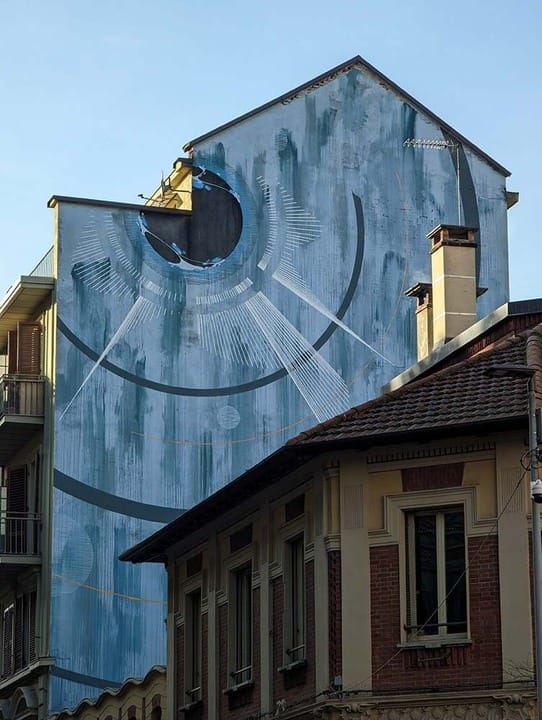 Torino wall street art