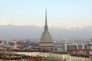 Photograph of Torino's skyline by Travel Photographer, Scott Allen Wilson