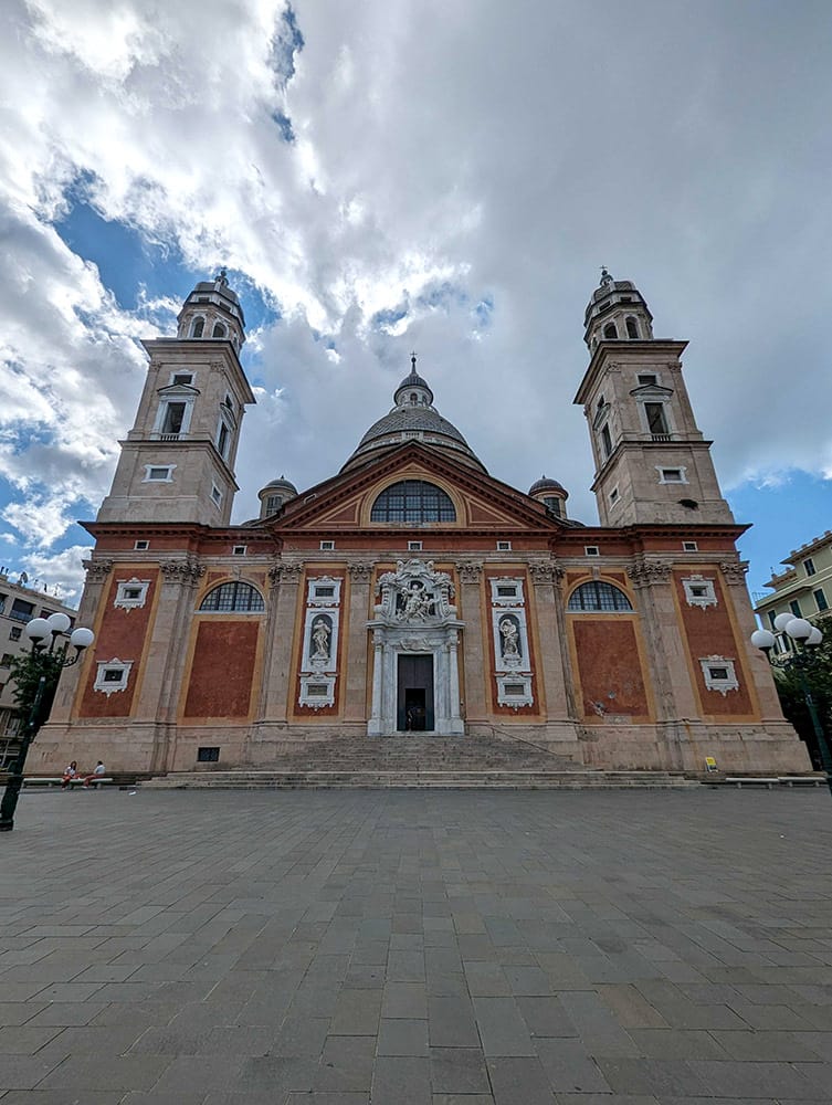 Chiesa of santa maria assunta in carignano in Genova, Italy