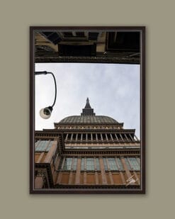 An ebony framed print of the Mole Antonelliana in Torino, Italy. By Photographer Scott Allen Wilson.