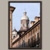 An ebony framed print of architecture in Torino, Italy. By Photographer Scott Allen Wilson.