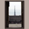 An ebony framed print of a public square in Torino, Italy. By Photographer Scott Allen Wilson.