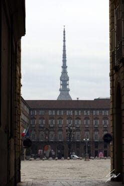 A public square in Torino, Italy. By Photographer Scott Allen Wilson.