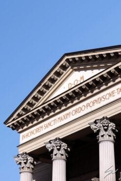 Gran Madre di Dio Church's façade in the city of Torino, Italy. By Photographer Scott Allen Wilson.