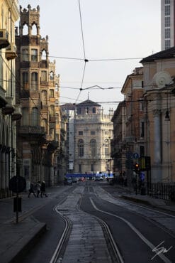 The tram railway system in Torino, Italy. By Photographer Scott Allen Wilson.