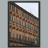 A black framed print of the Government Palace in Torino, Italy. By Photographer Scott Allen Wilson.