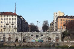 The banks of the river Po in Torino, Italy. By Photographer Scott Allen Wilson.